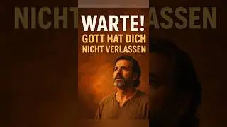 Warte! Gott hat dich nicht verlassen 🙏 | Christliche Motivation & Hoffnung