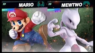 Super Smash Bros Ultimate Amiibo Fights Request #148 Mario vs Mewtwo