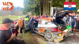 Невилль объясняет аварию — WRC, ралли Хорватии 2023