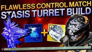 Destiny 2: STASIS TURRET Warlock Build & Igneous Hammer - FLAWLESS CONTROL MATCH (27.0 EFFICIENCY!)