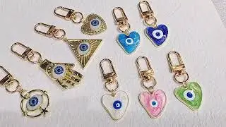 Evil Eye Keychain 🧿 | Nazar Protection Keychain for Good Luck & Positive Energy