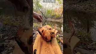 I wish one day i want to do that too #nature #chicken #outdoorcooking #roasted #food