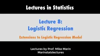 8.8 Extensions of The Logistic Regression Model: Multinomial, Ordinal, and Conditional Logistic