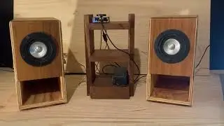 Handcrafted Decor speakers with Mark Audio CHN50 drivers