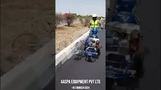 Kerb Painting Machine by AASPA Equipment Pvt. Ltd. | Efficient Road Marking Solution