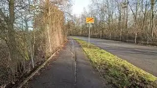 Walking tour in a remote German village with calming background music