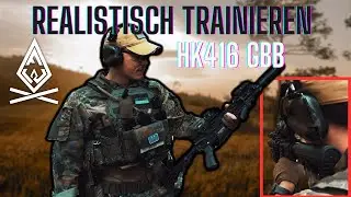 REALISTISCHES Schiesstraining mit einer Airsoftwaffe?! - HK416GBB Review