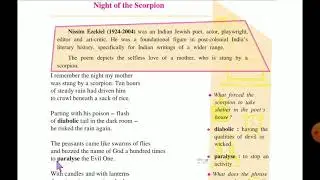 Night of the Scorpion (Hindi explanation) | Class 10 | Kumarbharti (State board)