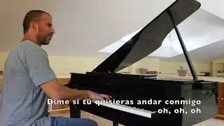 Julieta Venegas - Andar conmigo Piano cover de Jesús Acebedo con letra piano & lyrics