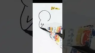 Dil se /sajni/feelings Through art#emotions#love#feelings#art#creative#youtubeshorts