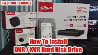 Dahua CCTV DVR / XVR Hard Disk Drive - How To Install