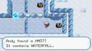 Как найти HM 07 Waterfall в Pokemon Fire Red и Leaf Green