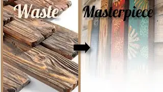Recreate the waste wooden piece into masterpiece 🪻🕊️