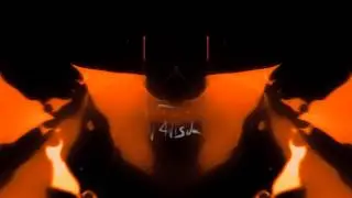 Abstract orange visual loop