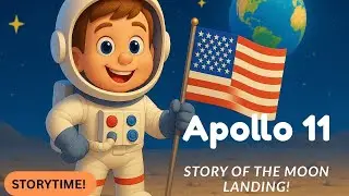 Apollo 11 | The First Man on the Moon 🚀🌙 (Fun Story + Quiz!)