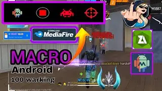 Free Fire New Android Macro 🎯☠️ Tutorial  | Macro Droid New Headshot Macro Script 📂