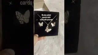 Butterfly Jewelry Set That Feels Like a Dream. KLYAA Exclusive Gifting Piece #antitarnish #jewellery