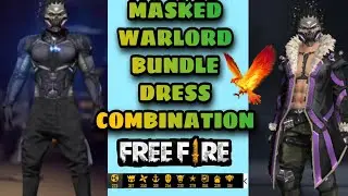 MASKED WARLORD BUNDLE DRESS COMBINATION🔥 || CLAIM NEW BUNDLE DRESS COMBINATION FREEFIRE 🔥🔥