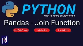 Pandas Join function in Python | pandas.DataFrame.join | pandas.Index.join