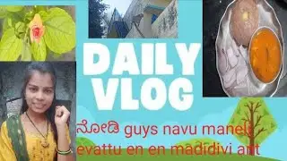 Guys nodi  namm daily vlog hegide ant ನಾವು ಮನೇಲಿ ಇದ್ದಾಗ ಏನೆಲ್ಲ ಮಾಡ್ತೀವಿ nodi
