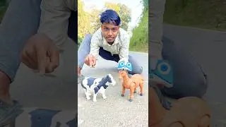 Rc 2ta remote control Horse Vs cow unboxing Dekho😱#shortsfeed