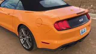 День нового автомобиля! Обзор Mustang GT Convertible 2018 года