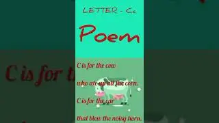 Poem - The Letter C #Level 1 #shortsviral #education # Oxford University Press @Poems550