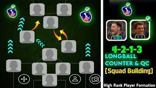 100% 👉 BEST Formation for Long Ball & Quick Counter 🔥💥 | Squad Build + Instructions | eFootball 2026