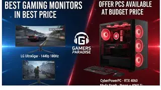 Best Gaming monitors in best price || Offer pcs available at budgeted price || Gamers paradise 