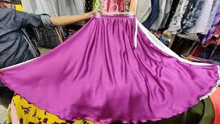 বিশাল ঘেরওয়ালা একছাটা সামুসিল্কের স্কার্ট কিনুন পাইকারিদামে  Buy New Skirt at Cheap Price