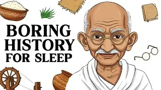 Boring History For Sleep | The ENTIRE Story Of Mahatma Gandhi and More