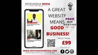 1 Year Free Web Hosting + Web Design  MicStagesUKMedia.com