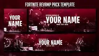 Free Fortnite Revamp Pack Template (YouTube Banner, Twitter Header & Avatar)