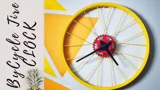 DIY Wall Clock || Cycle Wall Clock || DIY Project || Room Decor ||