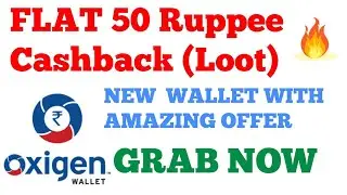 Oxygen wallet Flat 50/- Cashback|Purchase gift Voucher  of Amazon|Cashback offer today 2018 December