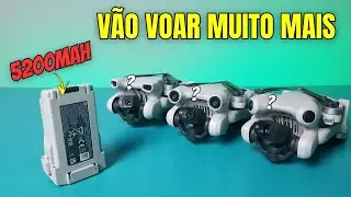 𝘽𝘼𝙏𝙀𝙍𝙄𝘼 𝙀𝙎𝙏𝙀𝙉𝘿𝙄𝘿𝘼 de 5200mah Para DJI 𝘿𝙅𝙄 𝙈𝙞𝙣𝙞 𝟰 𝙋𝙍𝙊, 𝙈𝙞𝙣𝙞 𝟯 𝙋𝙍𝙊 𝙚 𝙈𝙞𝙣𝙞 𝟯