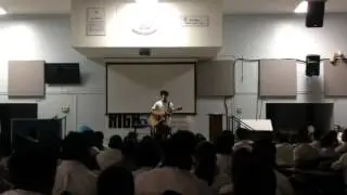 Ted Padua singing @JGHS Cayman Islands