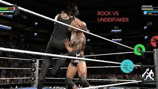 The Rock vs Undertaker 1 on 1 match wwe2k25 Netflix edition gameplay #The Rock 