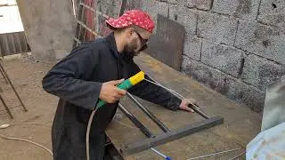 How to make an iron bed. Step by step 3 /  كيفية عمل السرير النوم حديد . خطوة بخطوة    3