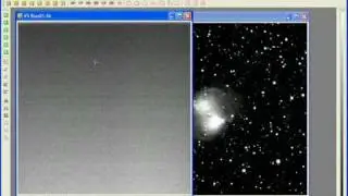 Astroart 4.0 - Preprocessing of M27 (Dumbell Nebula) in V band