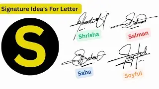 S signature style | Signature style of my name s | Letter s signature | Alphabet s signature