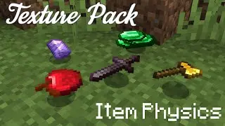 Flat Items Dropped Minecraft Texture Pack Showcase + Download