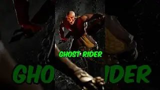 Scorpion&rsquo;s Fiery Ghost Rider Transformation 😱 MK1 #shorts