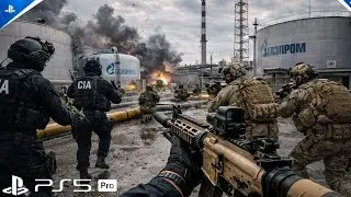 CIA SECURING THE RUSSIAN GAS COMPOUND - Call of Duty - PS5 Realistic Graphics