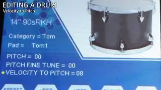 Simmons SD1200 &ndash; Drum and Kit Editing Basics