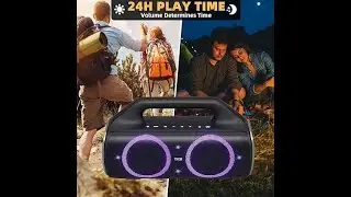 Amazoncom Bluetooth Speakers YIER 80w Peak Portable Wireless Speaker with Lights Stereo Loud Sound I