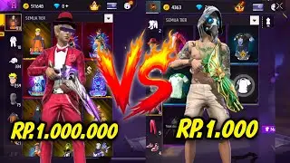 REVIEW AKUN FF SEHARGA RP.1.000 VS RP.1.000.000 MANA YG LEBIH WORT MENURUT KALIAN?