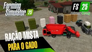 FS25: Como fazer ração (100%) para o Gado leiteiro e Gado de corte no FARMING SIMULATOR 25