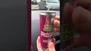 Powerking Watermelon ASMR 🍉 | Satisfying Energy Drink Opening 💥 #shorts #asmr