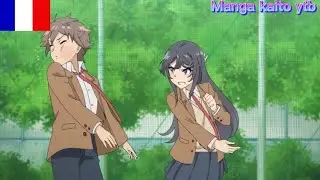 Sakuta declares his love for Mai |Bunny Girl Senpai French Dub🇫🇷|